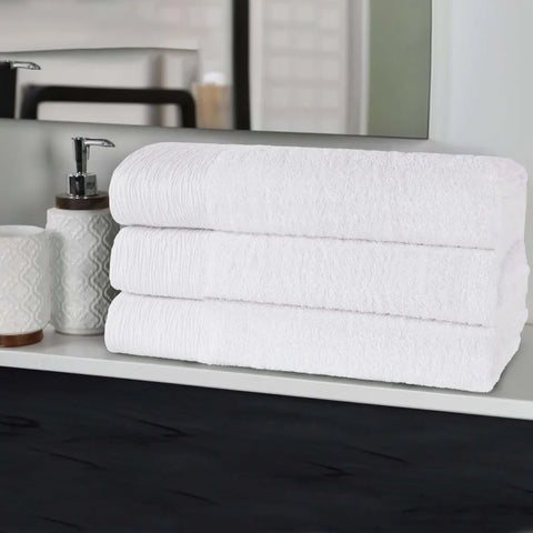 Rayon from Bamboo Eco-Friendly Fluffy Soft Solid Bath Towel Set of 3