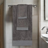 Rayon from Bamboo Eco-Friendly Fluffy Soft Solid 3 Piece Towel Set