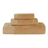 Rayon from Bamboo Eco-Friendly Fluffy Soft Solid 3 Piece Towel Set