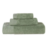 Rayon from Bamboo Eco-Friendly Fluffy Soft Solid 3 Piece Towel Set