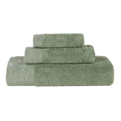 Rayon from Bamboo Eco-Friendly Fluffy Soft Solid 3 Piece Towel Set
