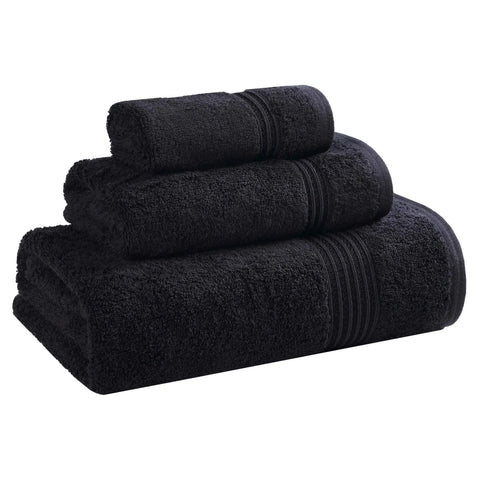 Egyptian Cotton Plush Bath Towel Set 3 Piece Heritage Collection