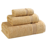 Egyptian Cotton Plush Bath Towel Set 3 Piece Heritage Collection