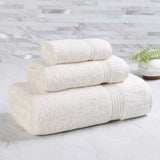 Egyptian Cotton Plush Bath Towel Set 3 Piece Heritage Collection