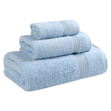 Egyptian Cotton Plush Bath Towel Set 3 Piece Heritage Collection