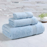 Egyptian Cotton Plush Bath Towel Set 3 Piece Heritage Collection