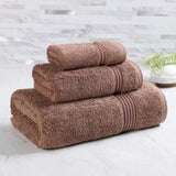 Egyptian Cotton Plush Bath Towel Set 3 Piece Heritage Collection