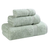 Egyptian Cotton Plush Bath Towel Set 3 Piece Heritage Collection