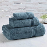Egyptian Cotton Plush Bath Towel Set 3 Piece Heritage Collection