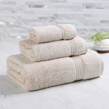 Egyptian Cotton Plush Bath Towel Set 3 Piece Heritage Collection