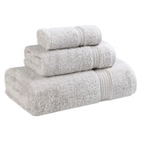 Egyptian Cotton Plush Bath Towel Set 3 Piece Heritage Collection