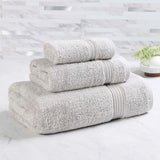 Egyptian Cotton Plush Bath Towel Set 3 Piece Heritage Collection