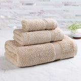 Egyptian Cotton Plush Bath Towel Set 3 Piece Heritage Collection