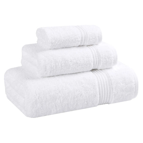 Egyptian Cotton Plush Bath Towel Set 3 Piece Heritage Collection