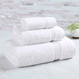 Egyptian Cotton Plush Bath Towel Set 3 Piece Heritage Collection