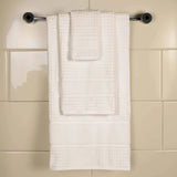 Napa Zero Twist Cotton Solid Waffle Honeycomb 3 Piece Towel Set