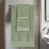 Rayon from Bamboo Eco-Friendly Fluffy Soft Solid 3 Piece Towel Set