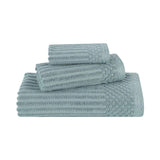Soho Ribbed Cotton Absorbent 3 Piece Assorted Towel Set