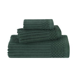 Soho Ribbed Cotton Absorbent 3 Piece Assorted Towel Set