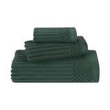 Soho Ribbed Cotton Absorbent 3 Piece Assorted Towel Set
