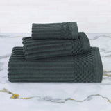 Soho Ribbed Cotton Absorbent 3 Piece Assorted Towel Set