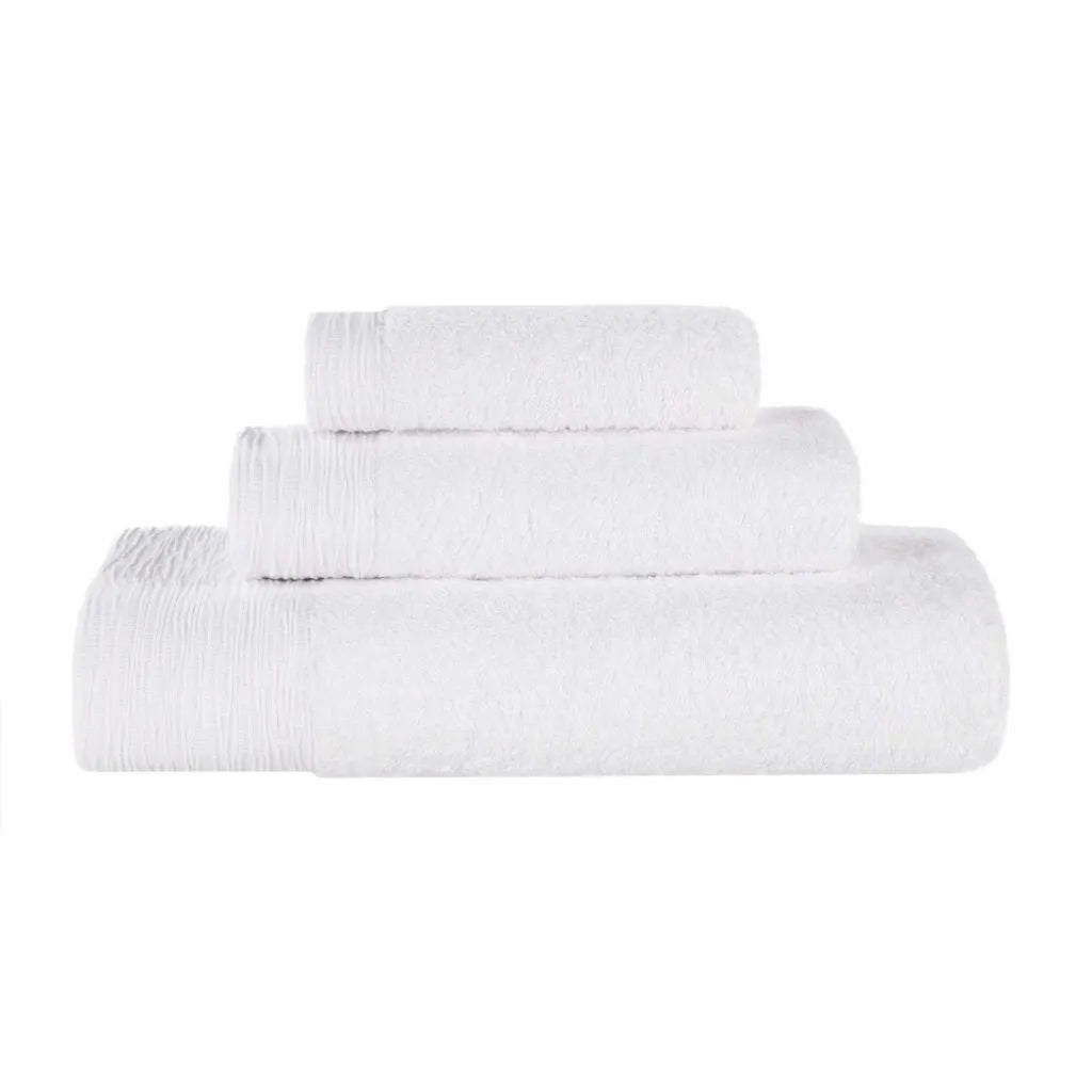 Rayon from Bamboo Eco-Friendly Fluffy Soft Solid 3 Piece Towel Set