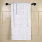 Napa Zero Twist Cotton Solid Waffle Honeycomb 3 Piece Towel Set