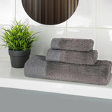 Rayon from Bamboo Eco-Friendly Fluffy Soft Solid 3 Piece Towel Set