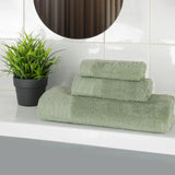 Rayon from Bamboo Eco-Friendly Fluffy Soft Solid 3 Piece Towel Set