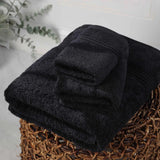 Egyptian Cotton Plush Bath Towel Set 3 Piece Heritage Collection