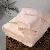 Egyptian Cotton Plush Bath Towel Set 3 Piece Heritage Collection