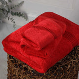 Egyptian Cotton Plush Bath Towel Set 3 Piece Heritage Collection