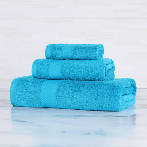 Egyptian Cotton Kendell Plush Towel Set 3 Piece