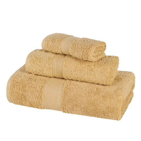 Oregon Organic Cotton Medium Weight Solid 3-Piece Towel Set