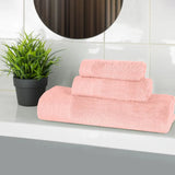 Rayon from Bamboo Eco-Friendly Fluffy Soft Solid 3 Piece Towel Set