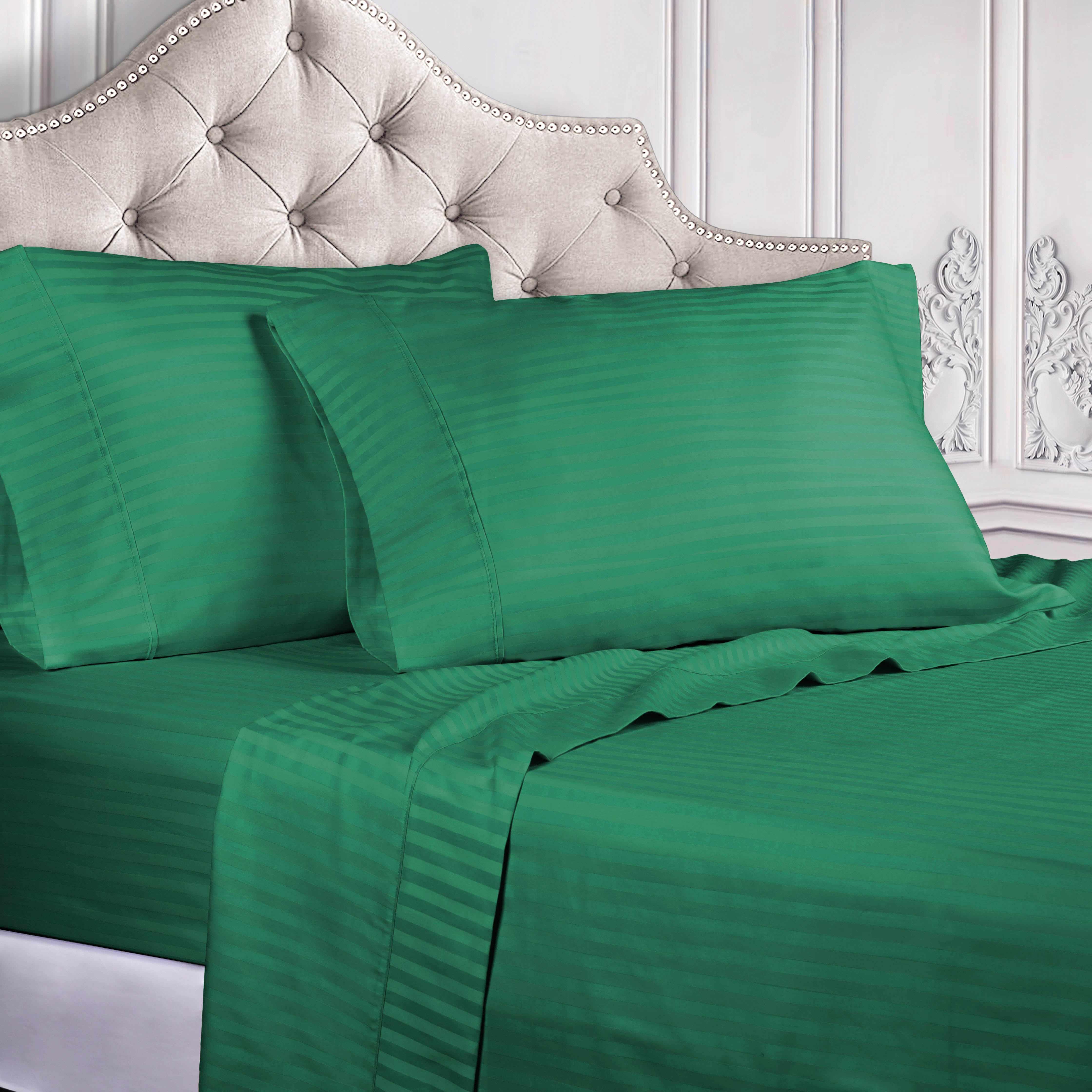 400 Thread Count Egyptian Cotton Striped Deep Pocket Sheet Set