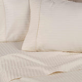 400 Thread Count Egyptian Cotton Sateen Stripe Bed Sheet Set