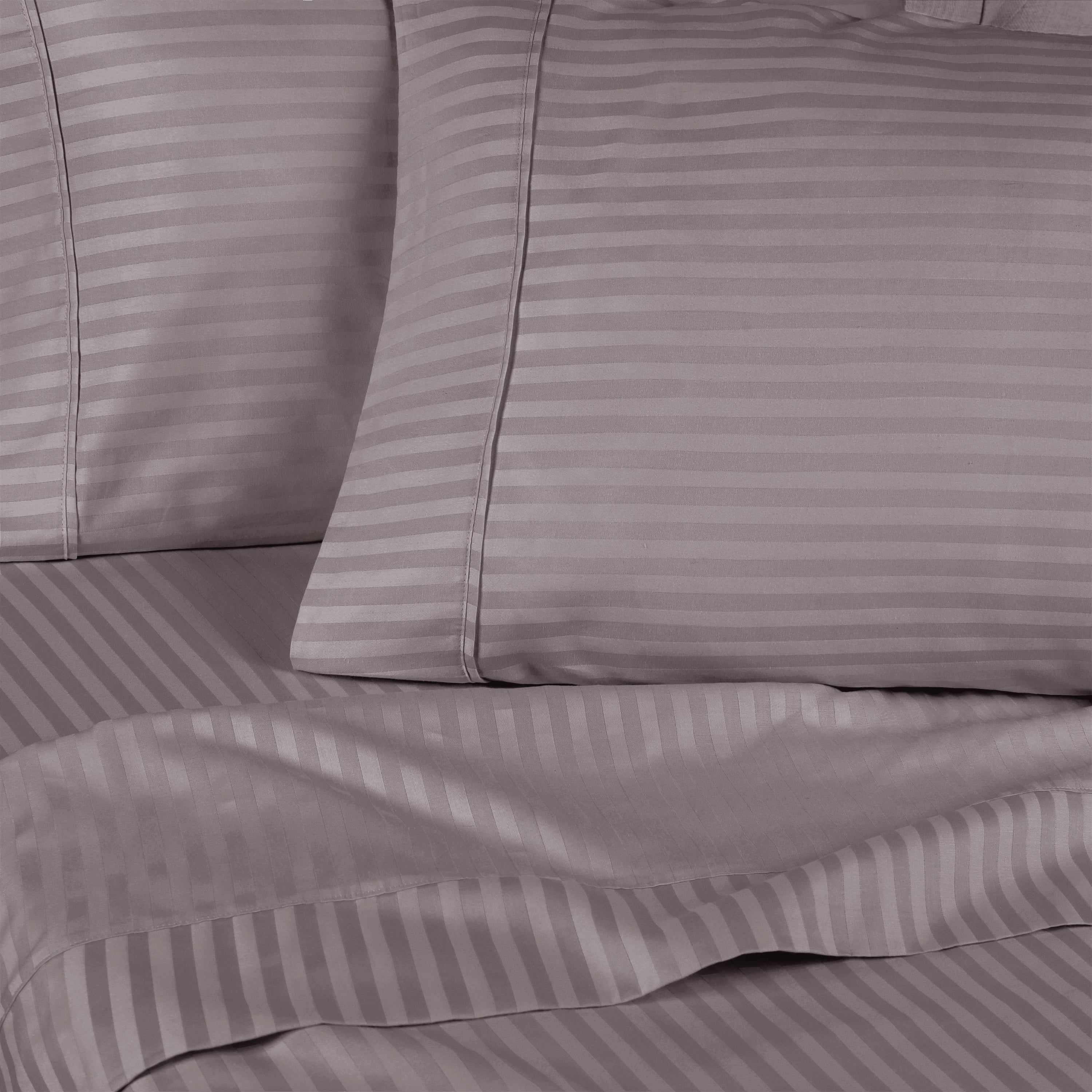 400 Thread Count Egyptian Cotton Striped Deep Pocket Sheet Set
