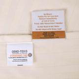 400 Thread Count Egyptian Cotton Sateen Stripe Bed Sheet Set