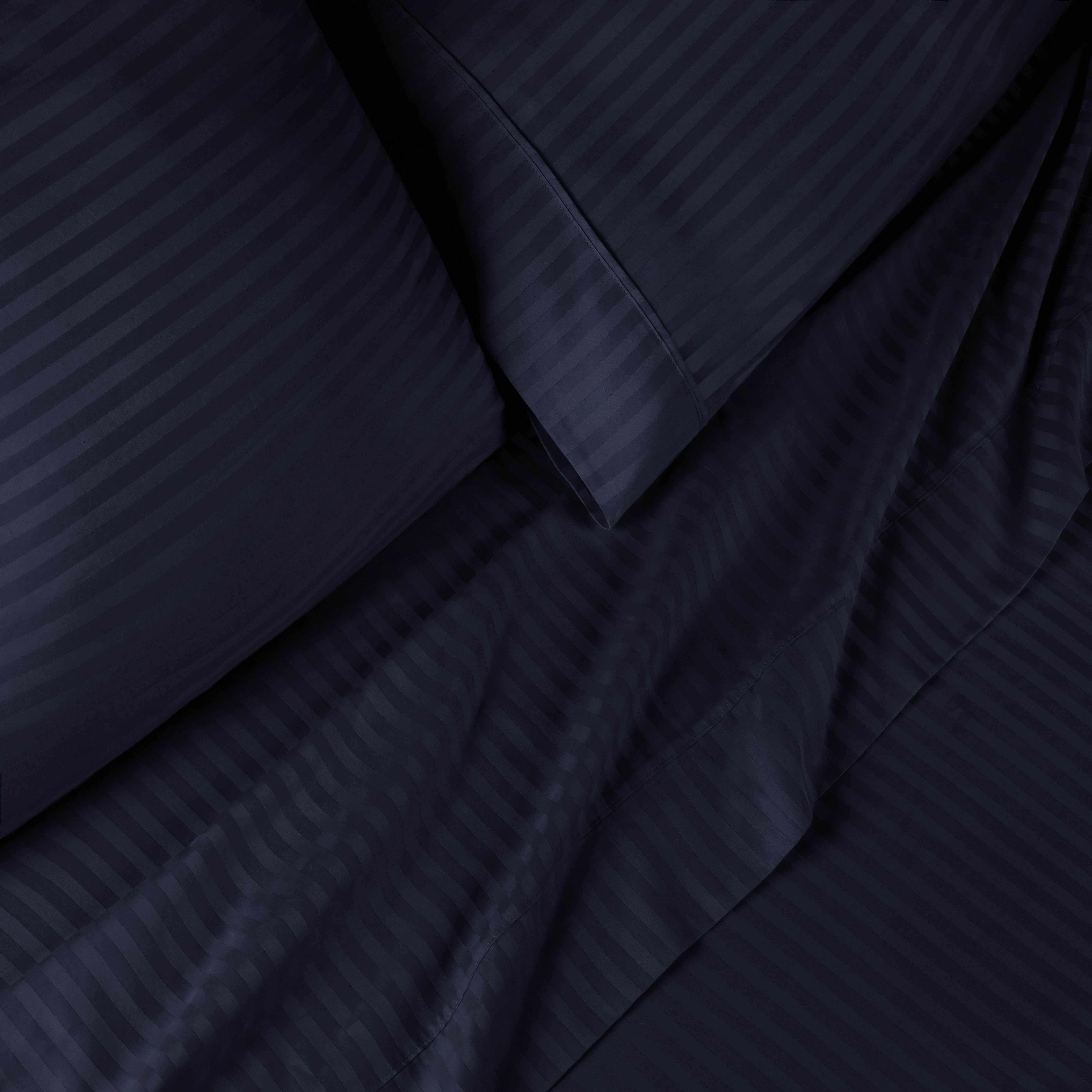 400 Thread Count Egyptian Cotton Striped Deep Pocket Sheet Set