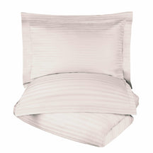 400 Thread Count Lightweight Stripe Egyptian Cotton Duvet Cover Set