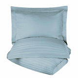 400 Thread Count Lightweight Stripe Egyptian Cotton Duvet Cover Set