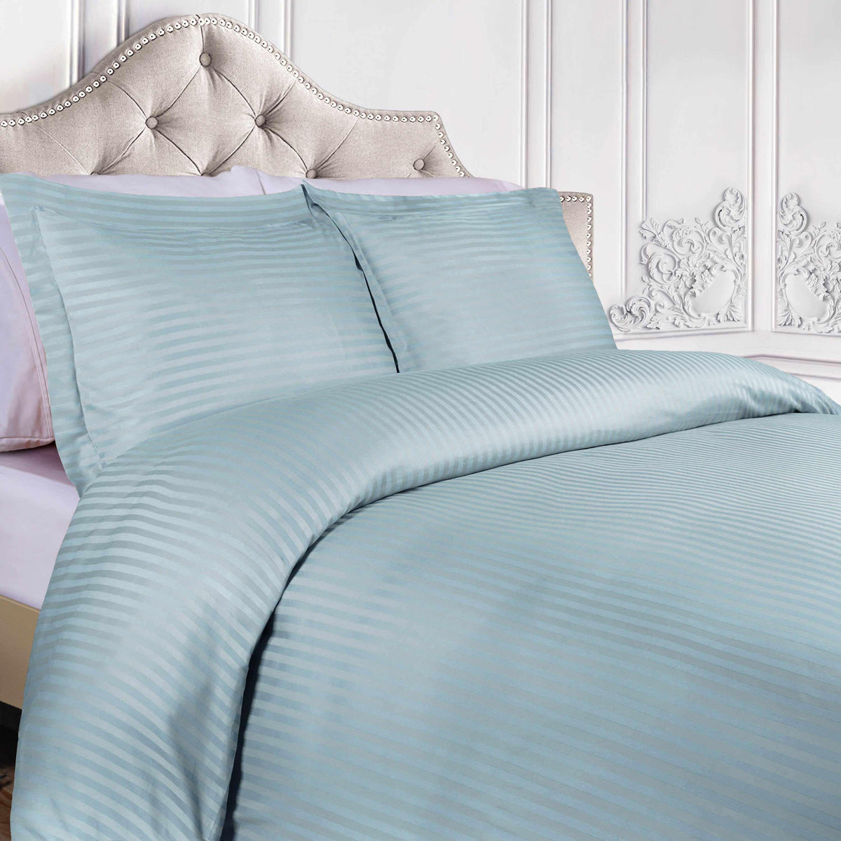 400 Thread Count Egyptian Cotton Stripe Duvet Cover
