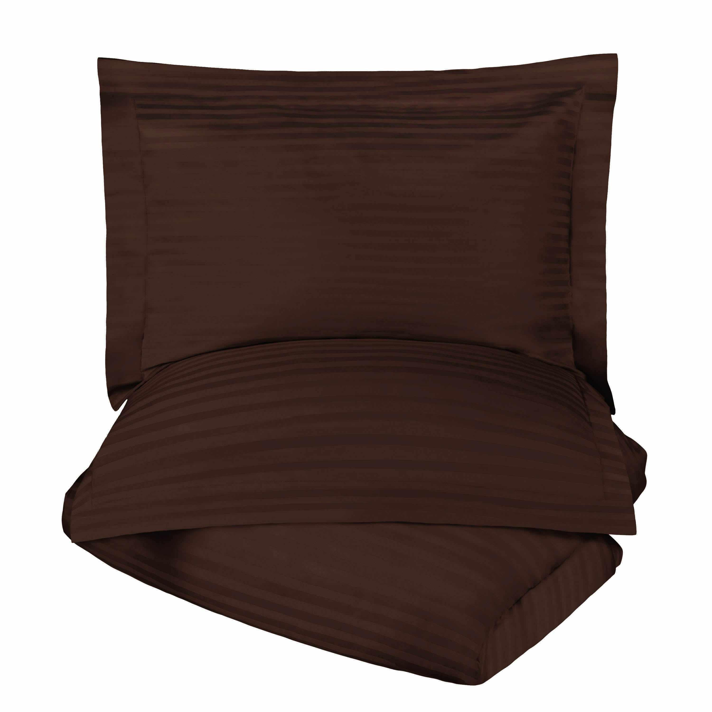 400 Thread Count Lightweight Stripe Egyptian Cotton Duvet Cover Set