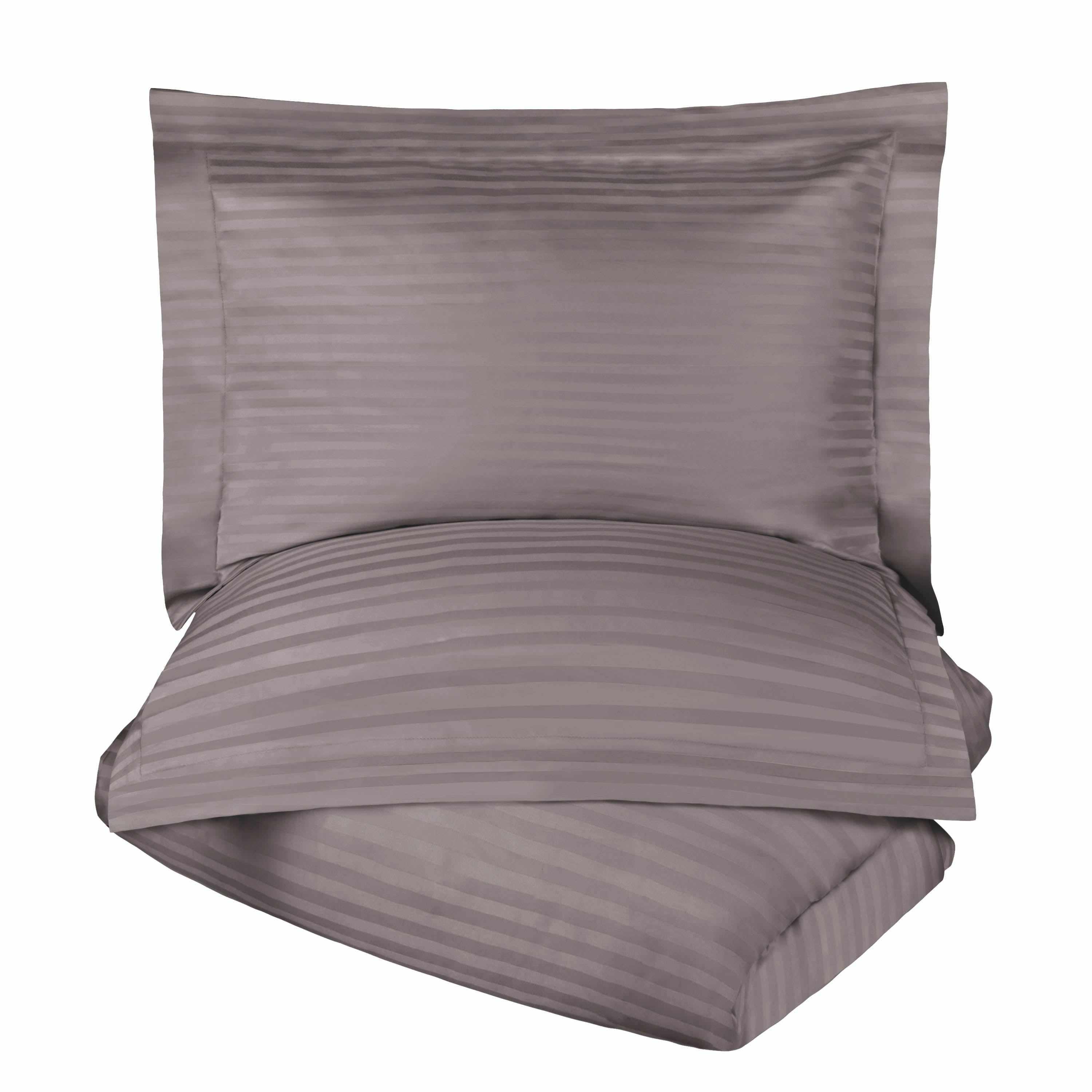 400 Thread Count Lightweight Stripe Egyptian Cotton Duvet Cover Set
