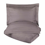 400 Thread Count Lightweight Stripe Egyptian Cotton Duvet Cover Set