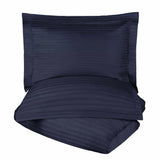 400 Thread Count Lightweight Stripe Egyptian Cotton Duvet Cover Set
