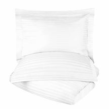 400 Thread Count Lightweight Stripe Egyptian Cotton Duvet Cover Set