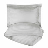 400 Thread Count Lightweight Stripe Egyptian Cotton Duvet Cover Set