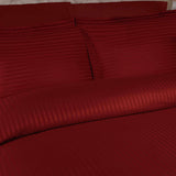 400 Thread Count Lightweight Stripe Egyptian Cotton Duvet Cover Set